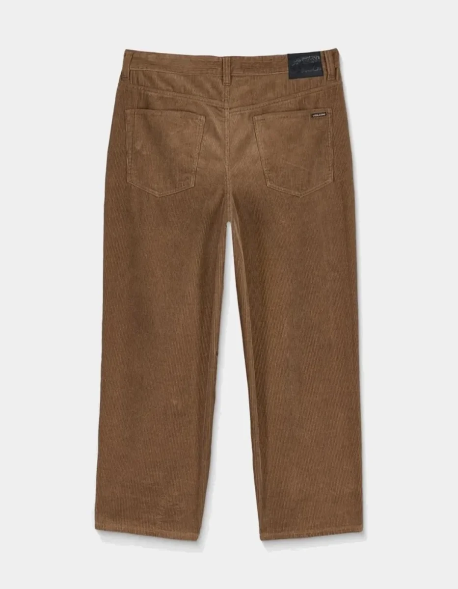 Pantalón VOLCOM BILLOW TAPERED CORD - Ermine - Imagen 7