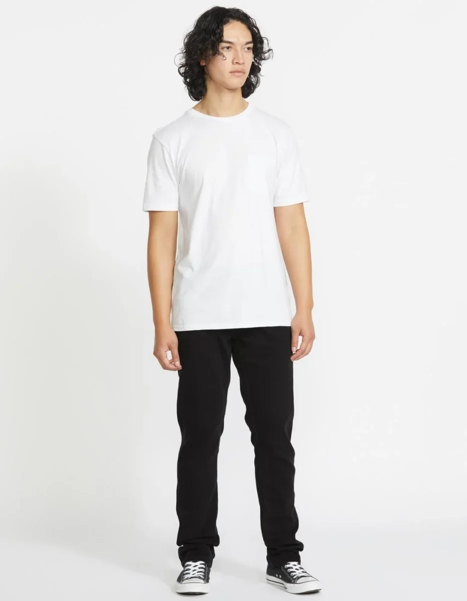 Pantalón VOLCOM VORTA DENIM - Black Out - Imagen 4