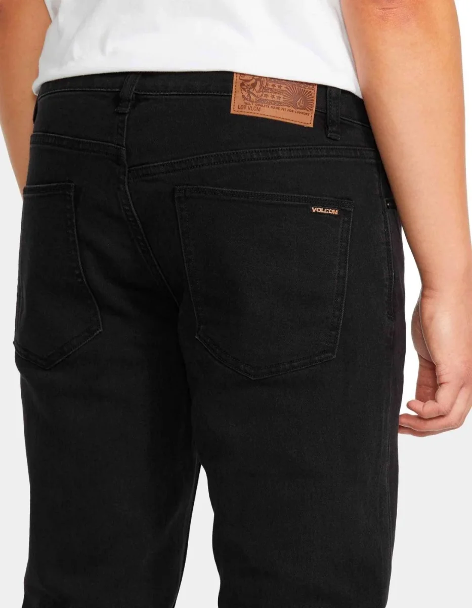 Pantalón VOLCOM VORTA DENIM - Black Out - Imagen 5