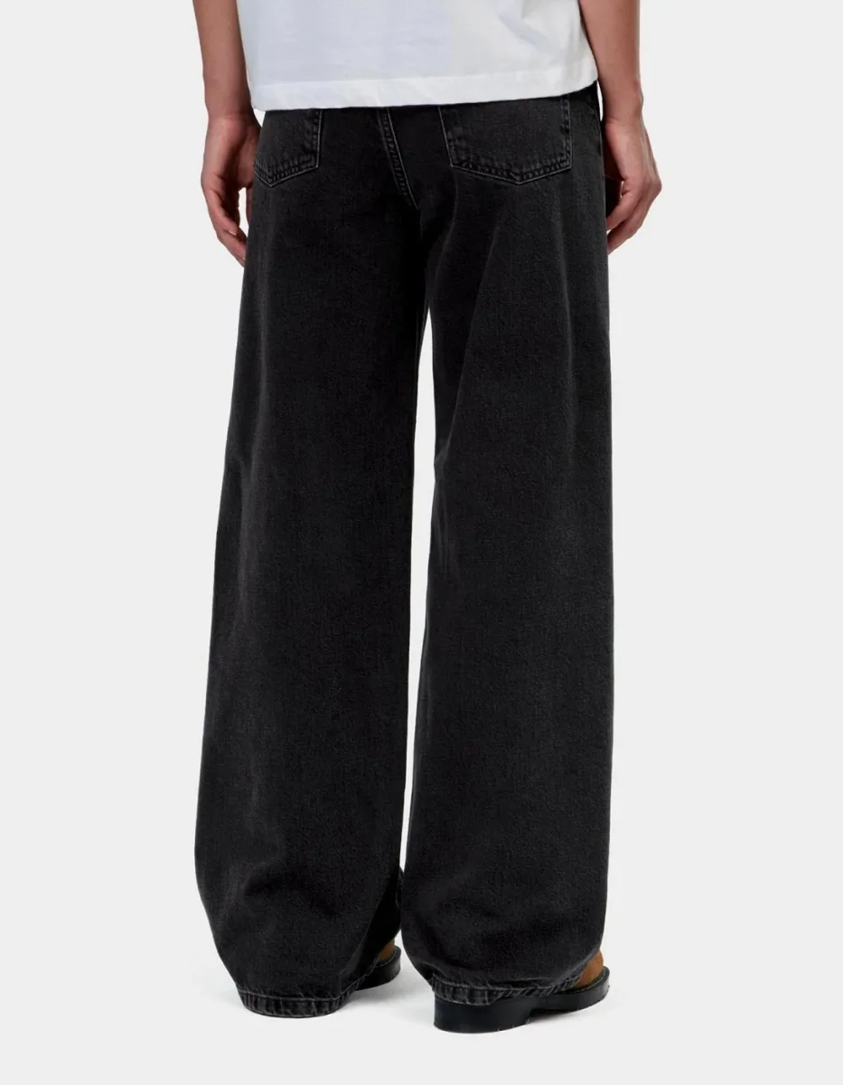 Pantalón CARHARTT WIP W' JANE - Black Heavy Stone Wash - Imagen 3
