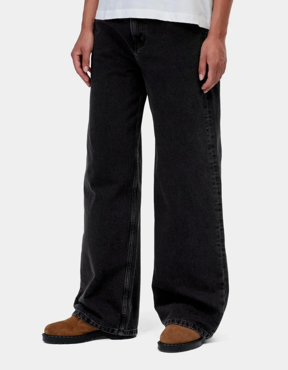 Pantalón CARHARTT WIP W' JANE - Black Heavy Stone Wash - Imagen 5