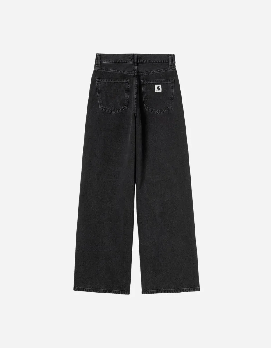 Pantalón CARHARTT WIP W' JANE - Black Heavy Stone Wash - Imagen 6