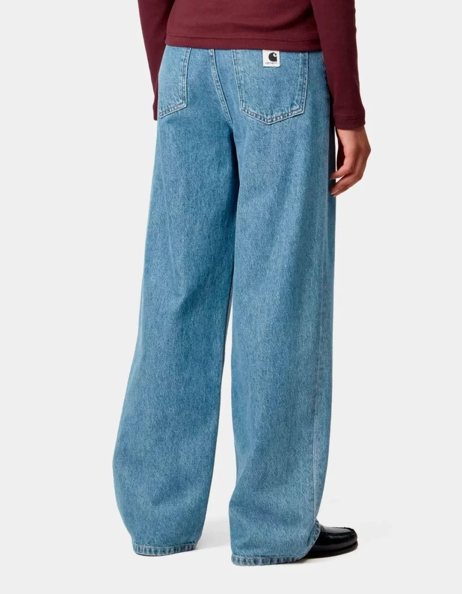 Pantalón CARHARTT WIP W' JANE - Blue Heavy Stone - Imagen 3