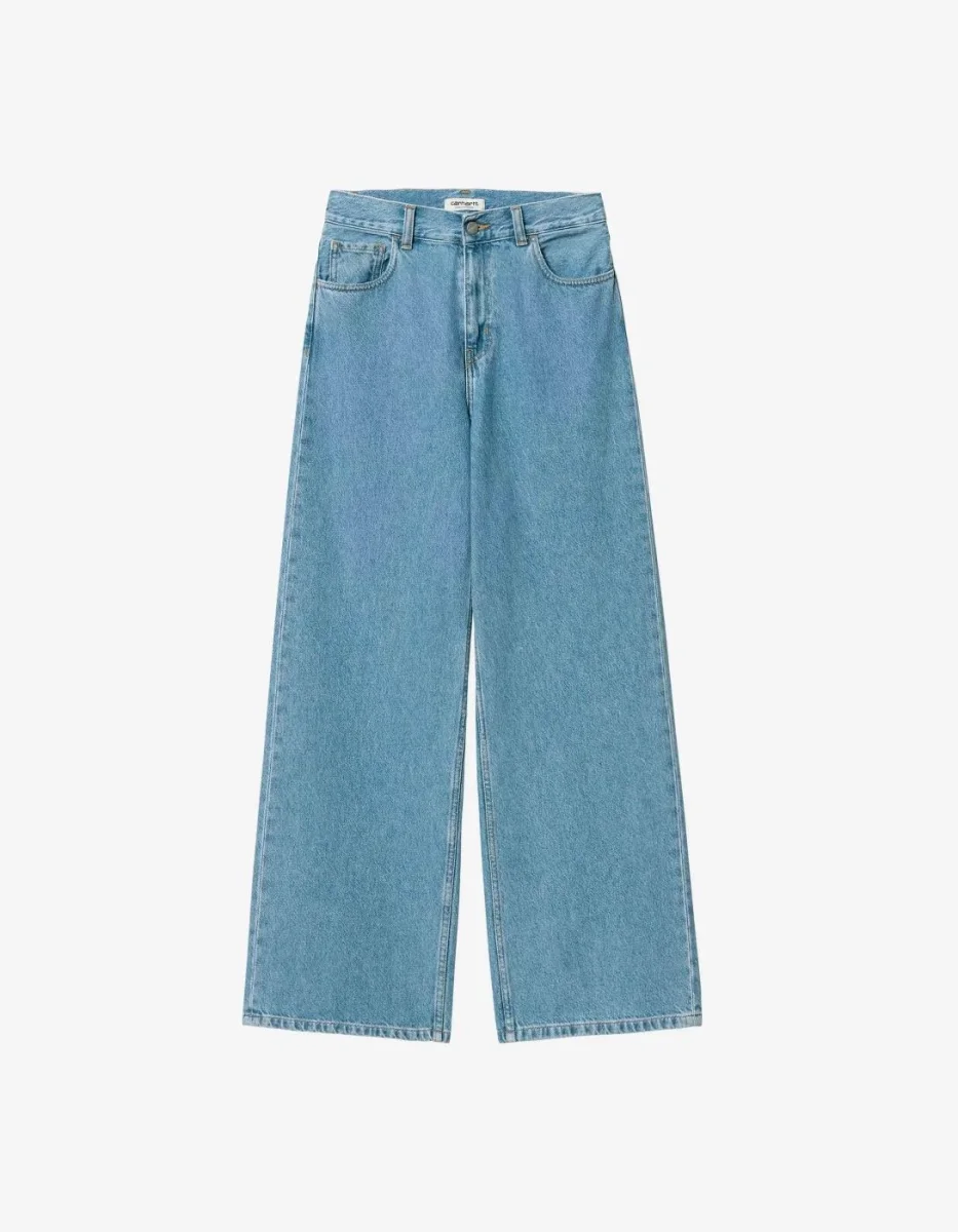 Pantalón CARHARTT WIP W' JANE - Blue Heavy Stone - Imagen 6