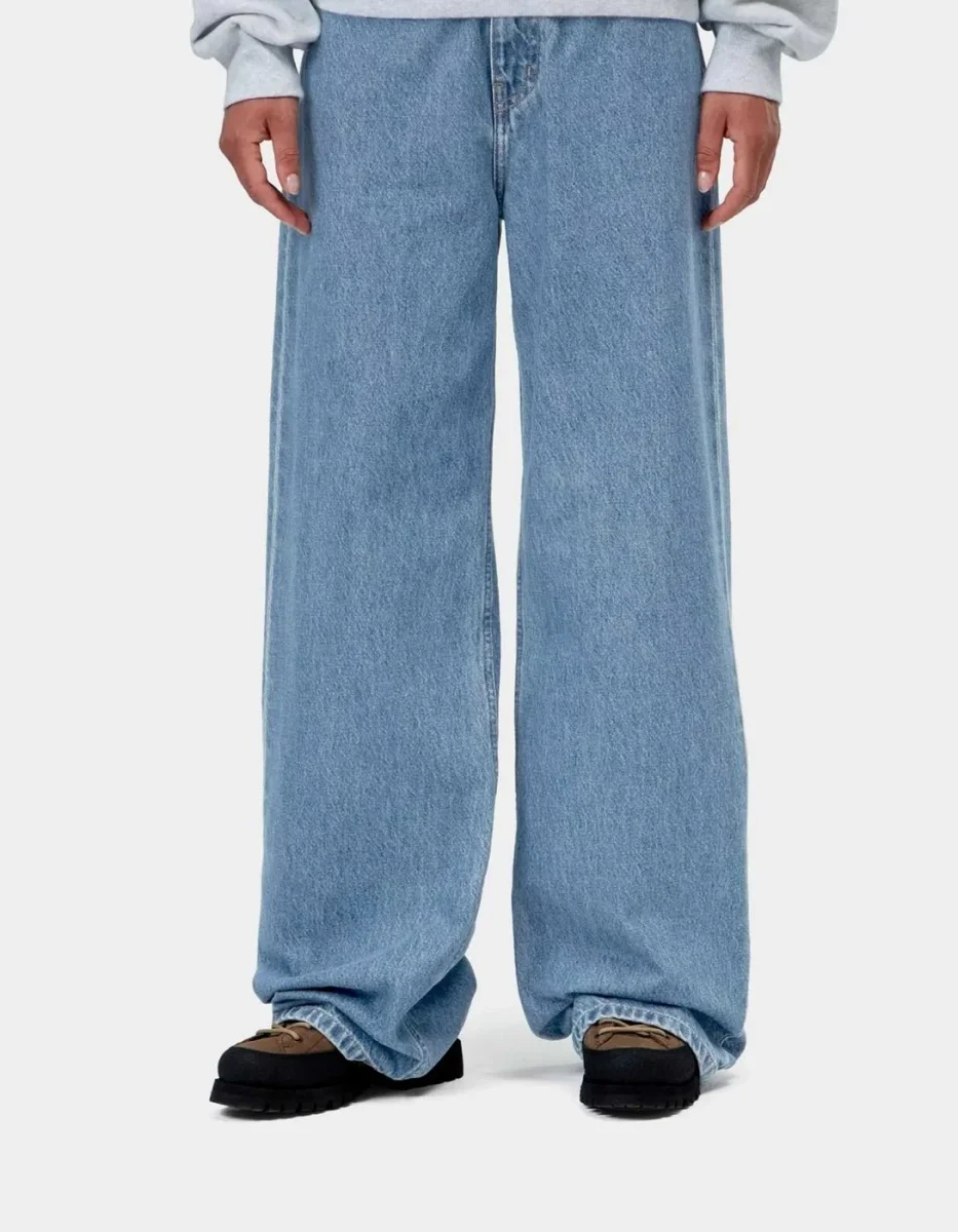 Pantalón CARHARTT WIP W' JANE - Blue Heavy Stone Wash - Imagen 2