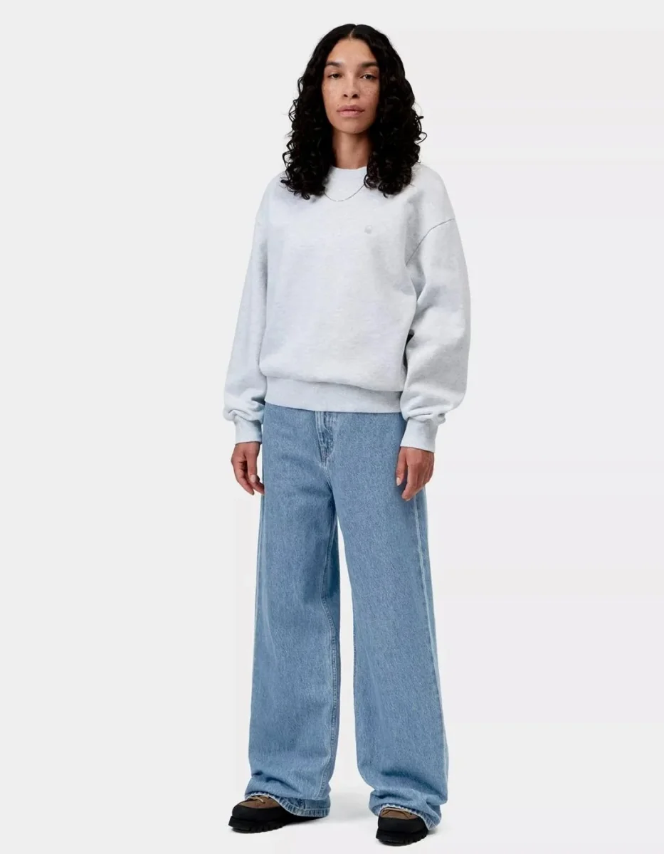 Pantalón CARHARTT WIP W' JANE - Blue Heavy Stone Wash - Imagen 4