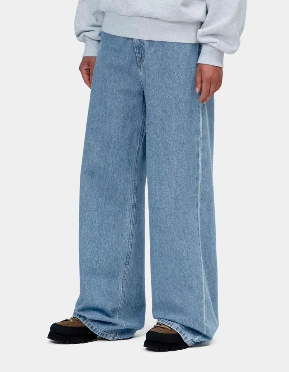 Pantalón CARHARTT WIP W' JANE - Blue Heavy Stone Wash - Imagen 5