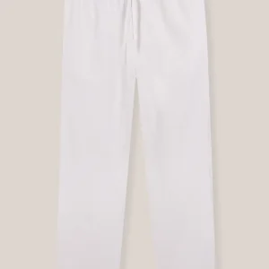 Pantalón Largo Lino - Blanco