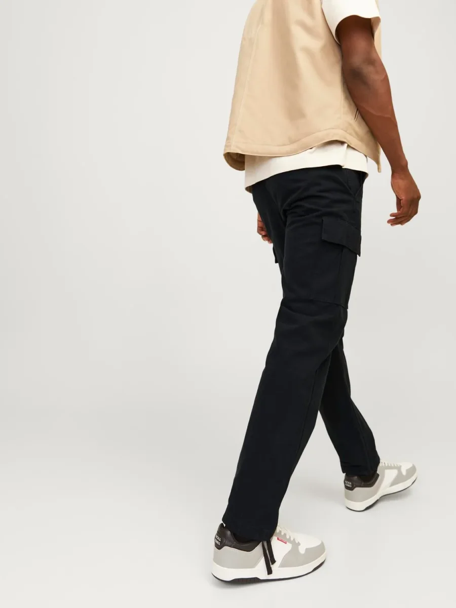 PANTALÓN CARGO RELAXED TIRO MEDIO BARKLEY - Black - Imagen 6