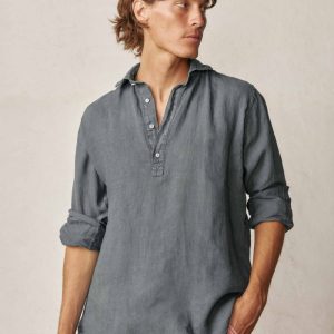 Polera de Lino - Gris