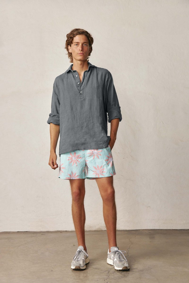 Polera de Lino - Gris - Imagen 3