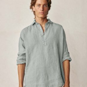 Polera de Lino - Verde Claro