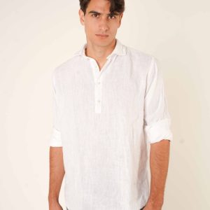 Polera de Lino - Blanco
