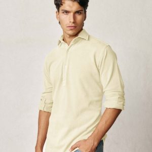 Polera de Piqué - Amarillo Claro