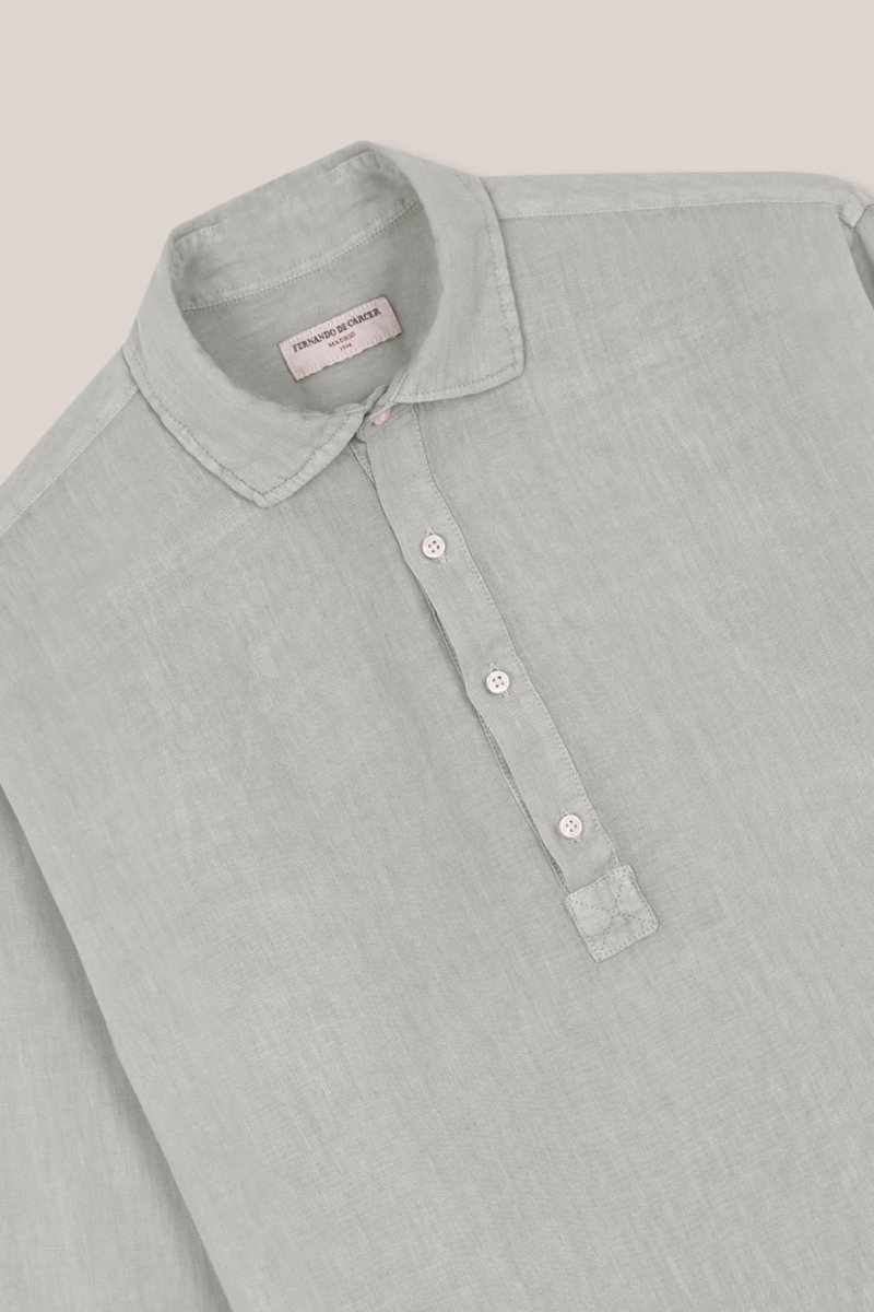 Polera de Lino - Verde Claro - Imagen 3