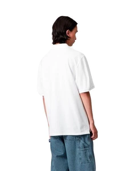 Polo CARHARTT WIP SCRIPT - White / Black - Imagen 3