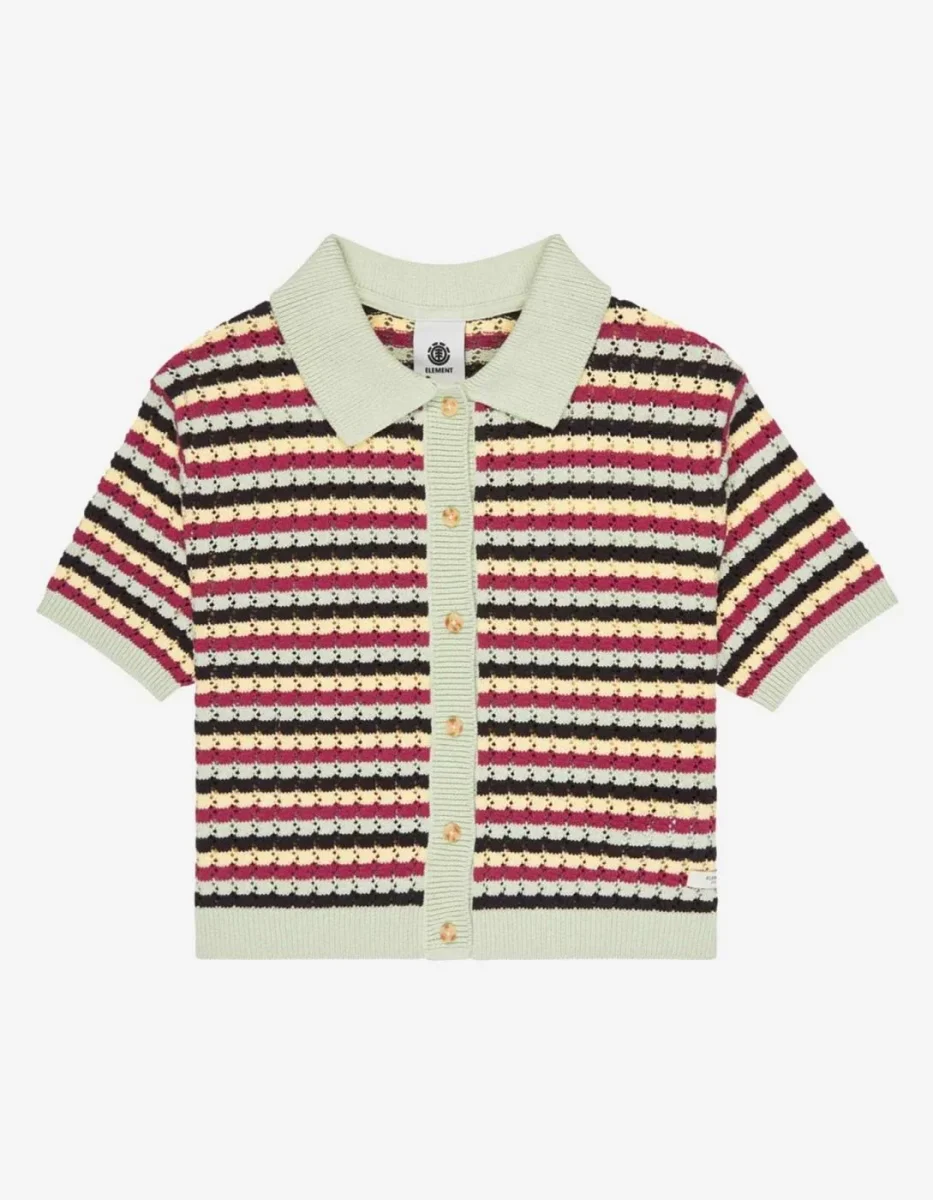 Polo ELEMENT CROCHET STRIPES - Tarmac - Imagen 7