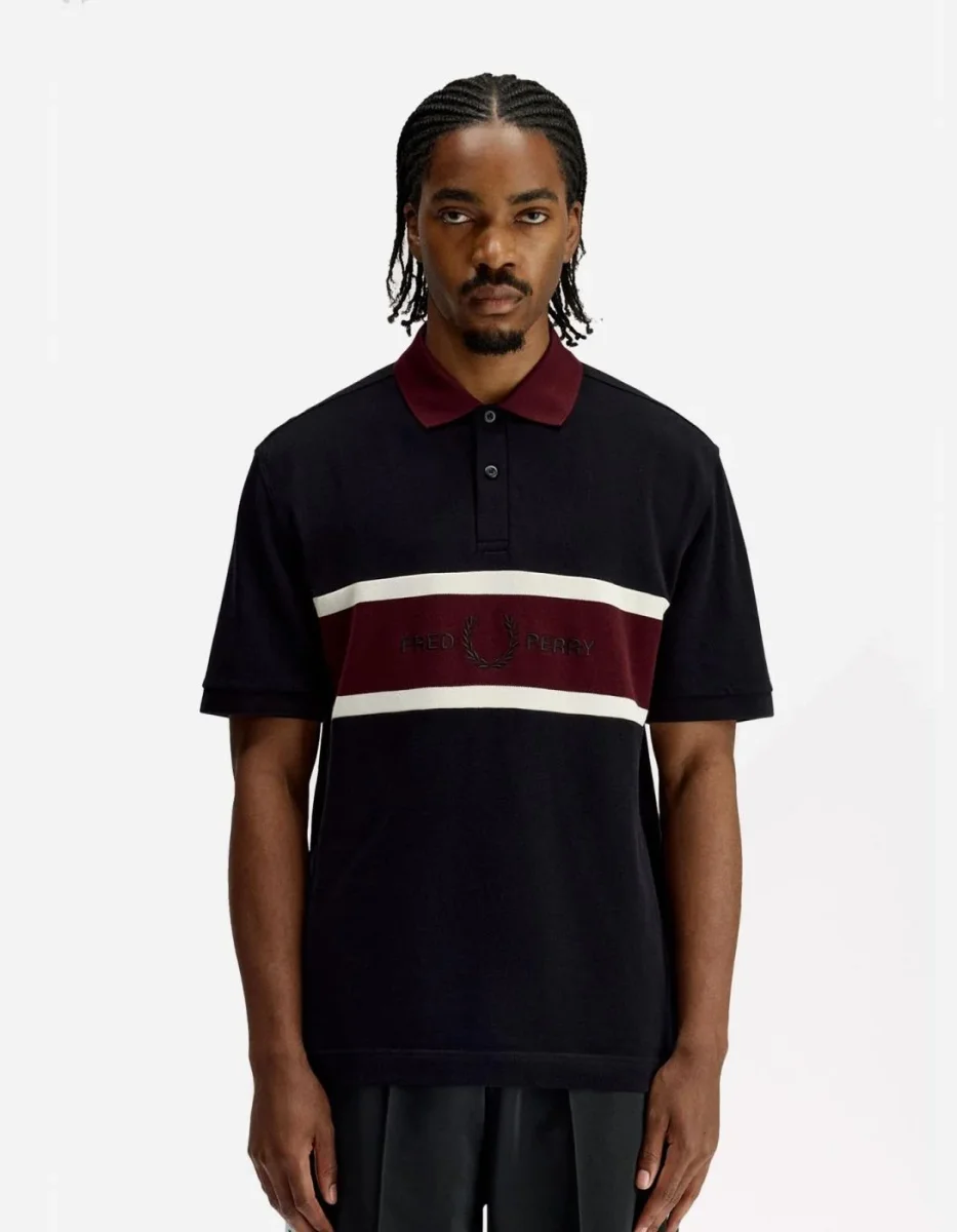 Polo FRED PERRRY M2421 - Black - Imagen 2