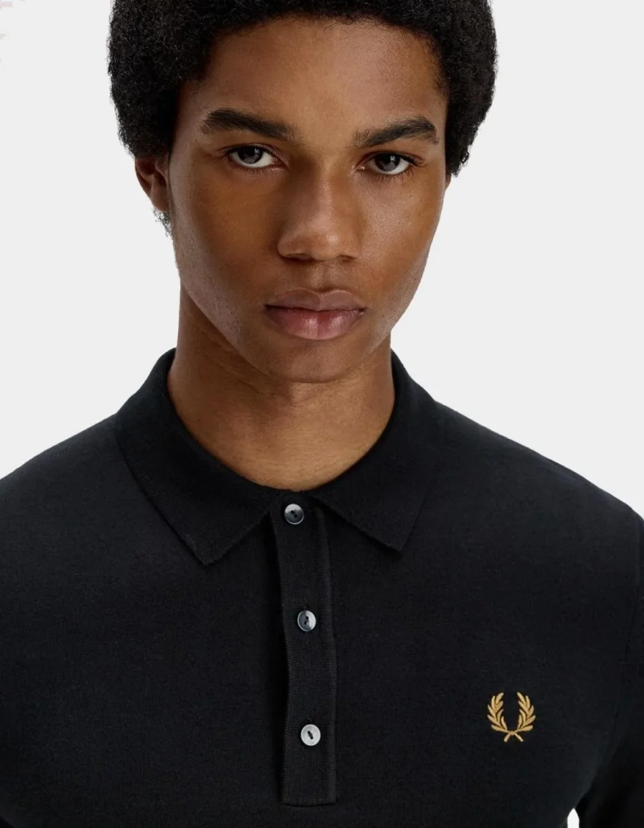 Polo FRED PERRY K9725 - Black - Imagen 4
