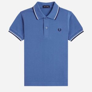 Polo FRED PERRY M3600 - Ace Blue/Snow White/Tennis Blue