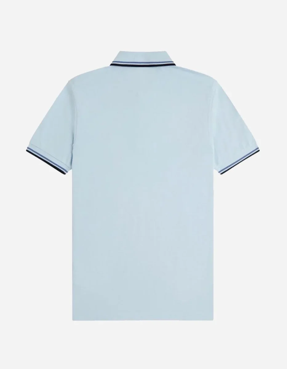 Polo FRED PERRY M3600 - Light Ice/Ace Blue/Navy - Imagen 5