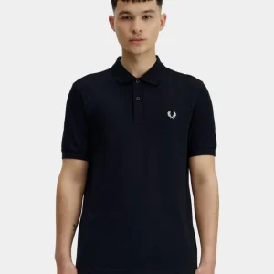 Polo FRED PERRY M6000 - Black/Snow White