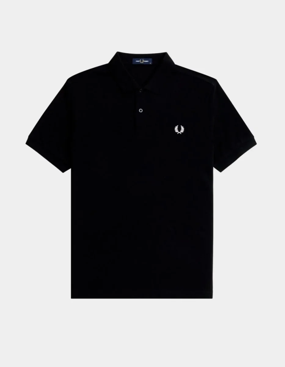 Polo FRED PERRY M6000 - Black/Snow White - Imagen 7