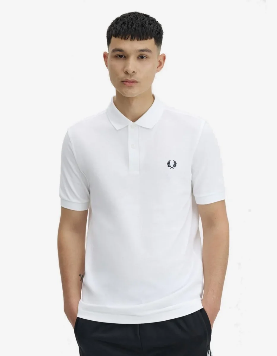 Polo FRED PERRY M6000 - White - Imagen 2
