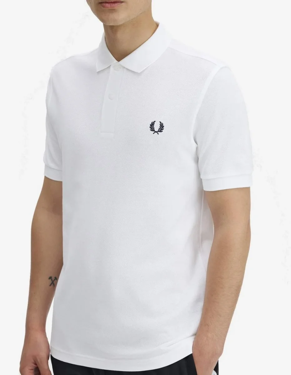 Polo FRED PERRY M6000 - White - Imagen 4