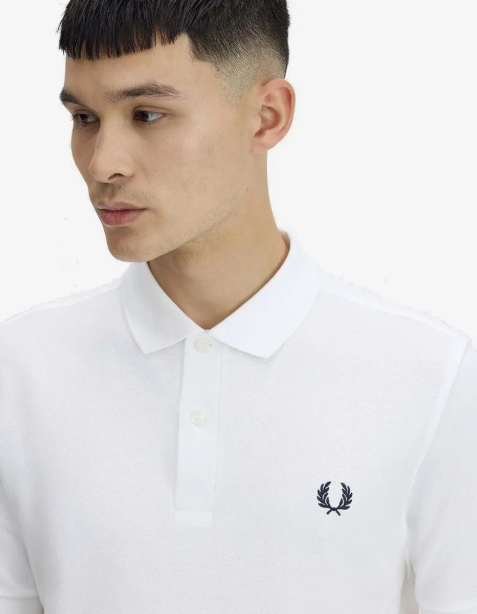 Polo FRED PERRY M6000 - White - Imagen 5
