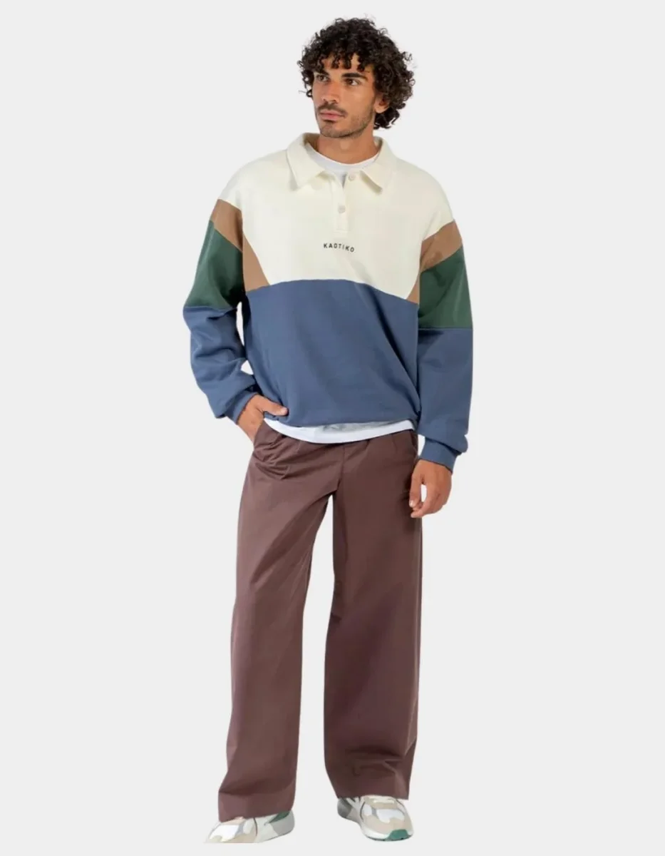 Polo HARRY - Ivory/Brown/Green/Blue - Imagen 4
