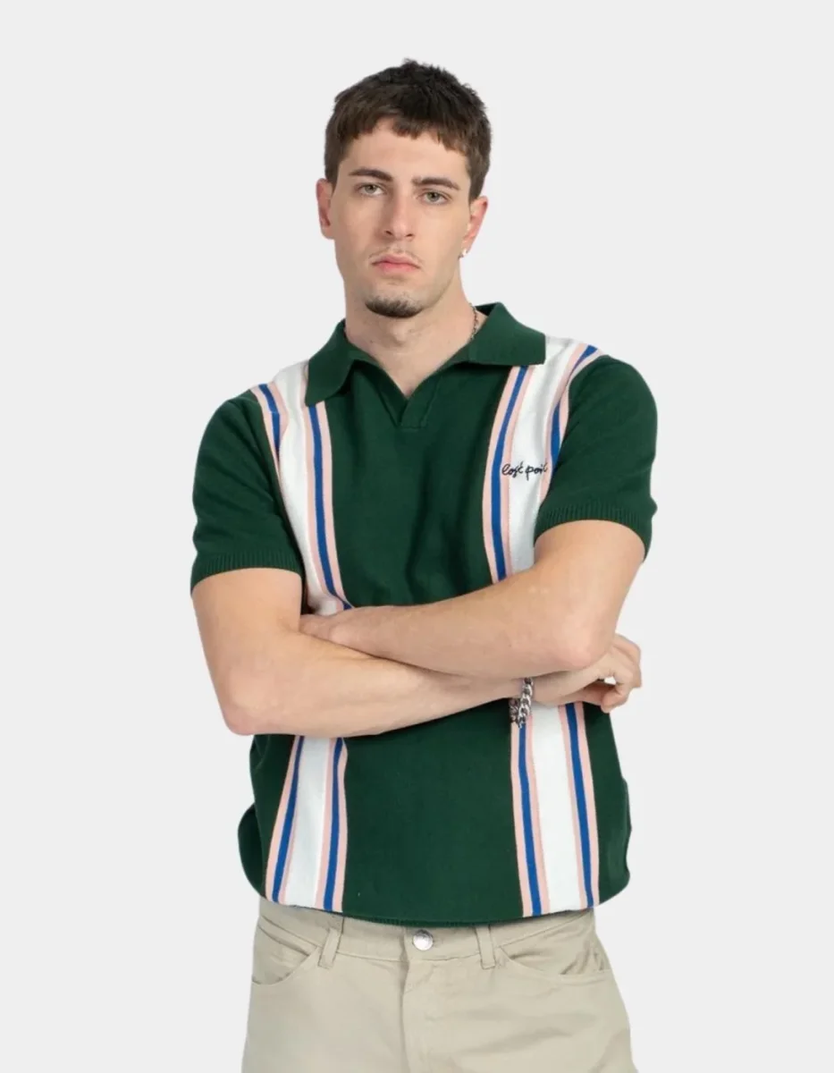 Polo KAOTIKO LOST POINT - Green/Ivory - Imagen 2