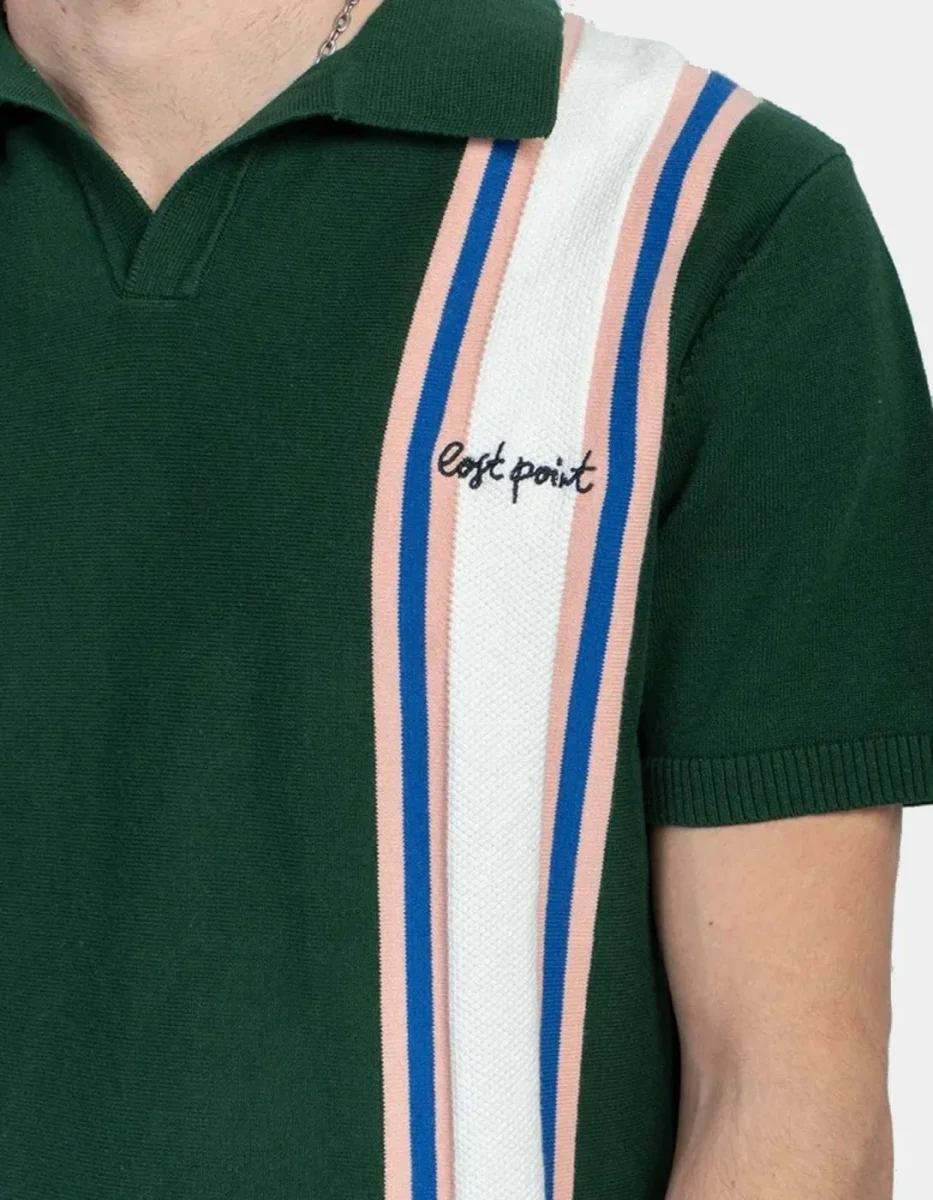 Polo KAOTIKO LOST POINT - Green/Ivory - Imagen 3