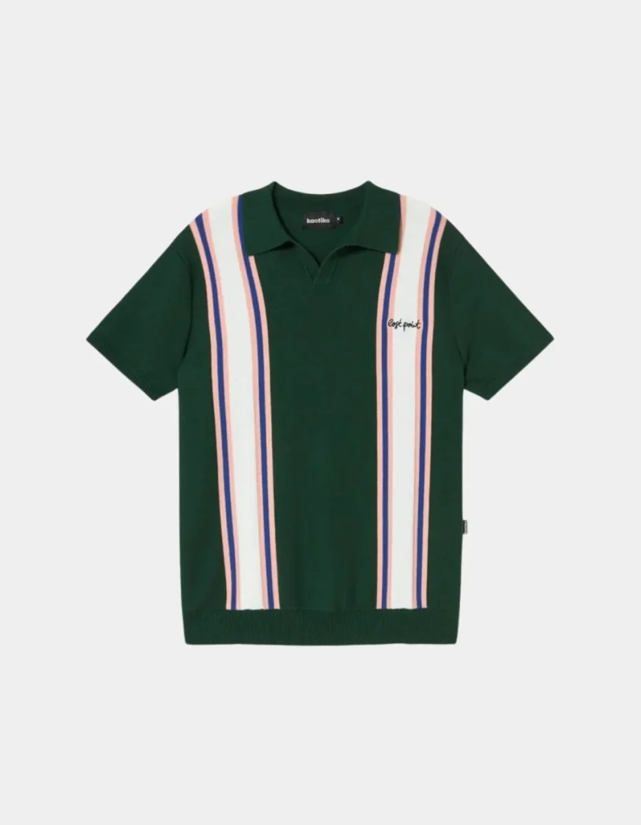 Polo KAOTIKO LOST POINT - Green/Ivory - Imagen 4