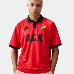 Polo KAPPA AUTHENTIC SLOAN - Red Md Coral/Black