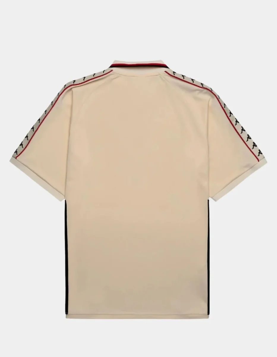 Polo KAPPA STAFEN - Beige Butter/Red Md Coral/Black - Imagen 5