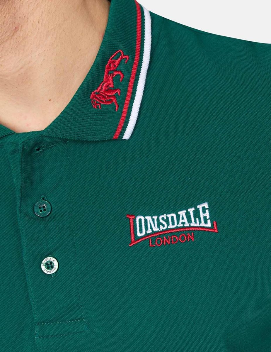 Polo LONSDALE LION - Bottle Green - Imagen 5