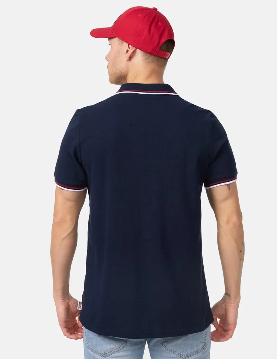 Polo LONSDALE LION - Navy/Dark Red - Imagen 3