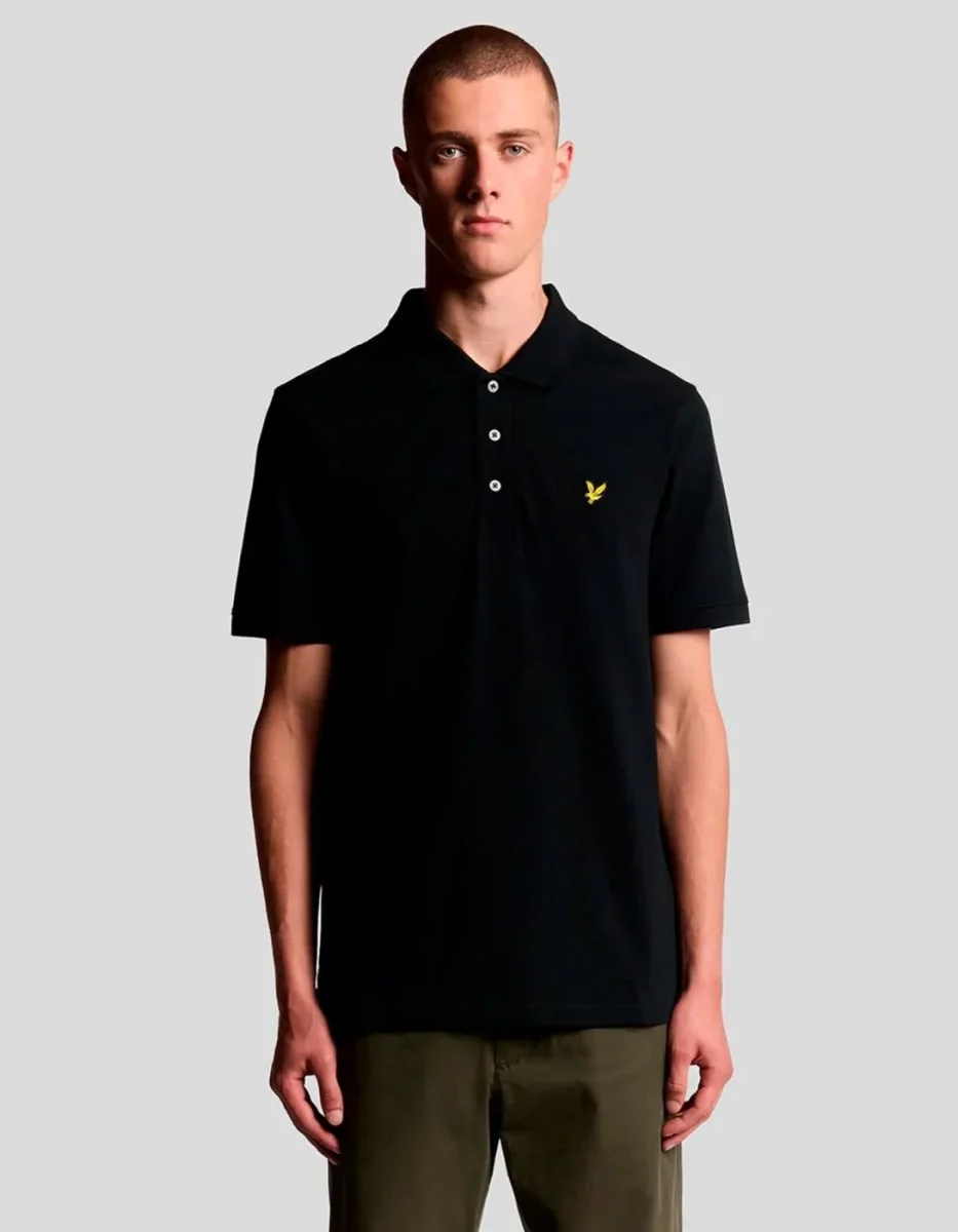 Polo LYLE & SCOTT SP400VOG - Jet Black - Imagen 2