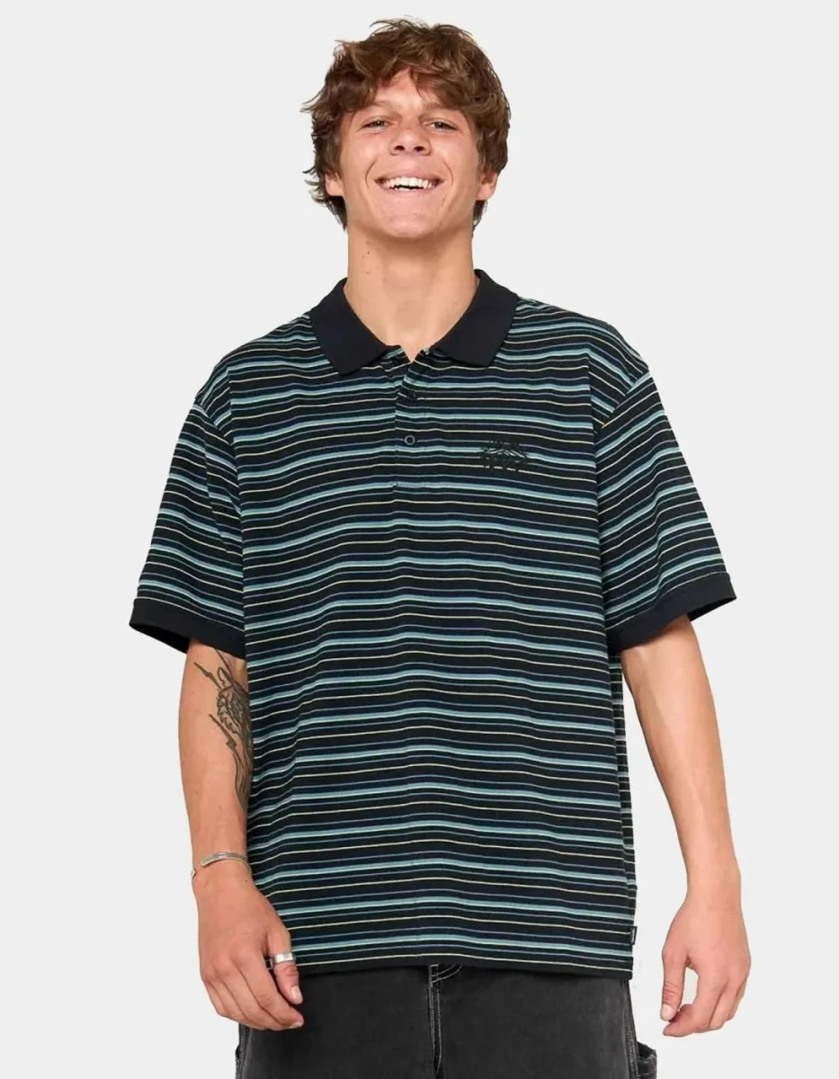 Polo RIP CURL RAW BURST - Black - Imagen 2