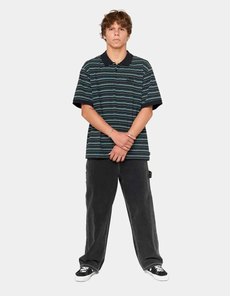 Polo RIP CURL RAW BURST - Black - Imagen 4