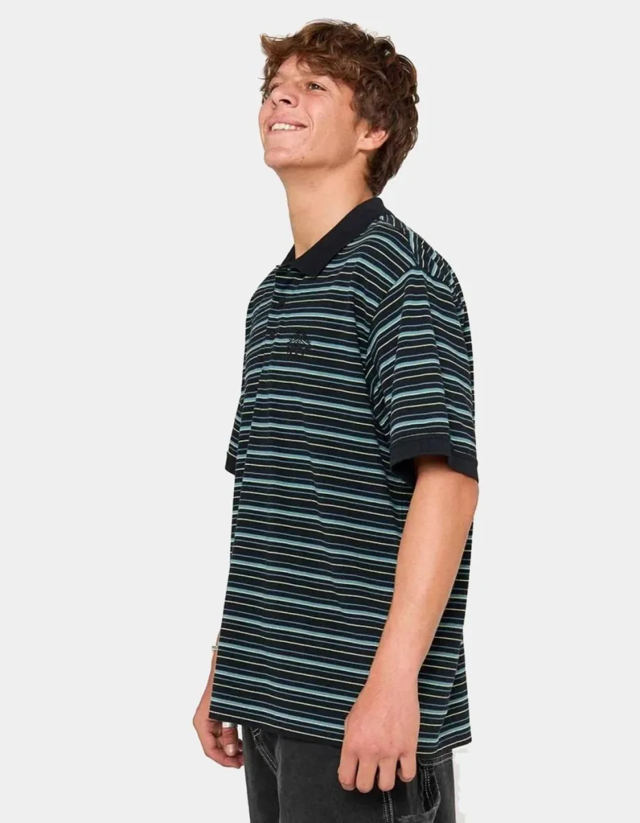 Polo RIP CURL RAW BURST - Black - Imagen 5