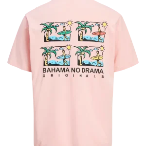 CAMISETA LOOSE ESTAMPADA WOWIE JNR - Tickled Pink