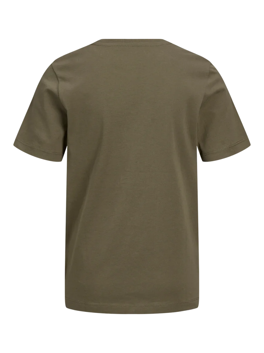 CAMISETA REGULAR ORGANIC JNR - Olive Night - Imagen 7