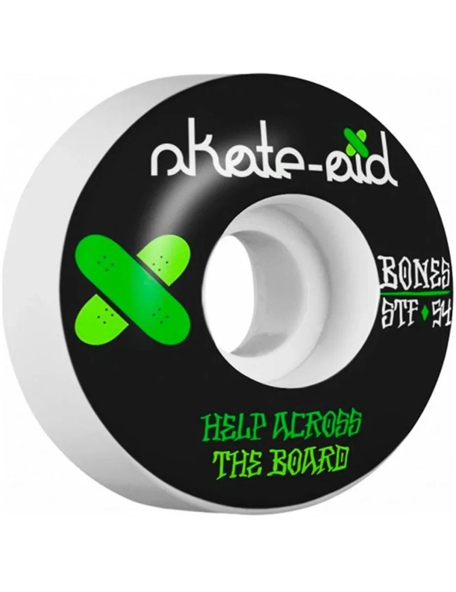 Ruedas BONES SKATE-AID 2 V1 54MM 103A - 4Ruedas - Imagen 2