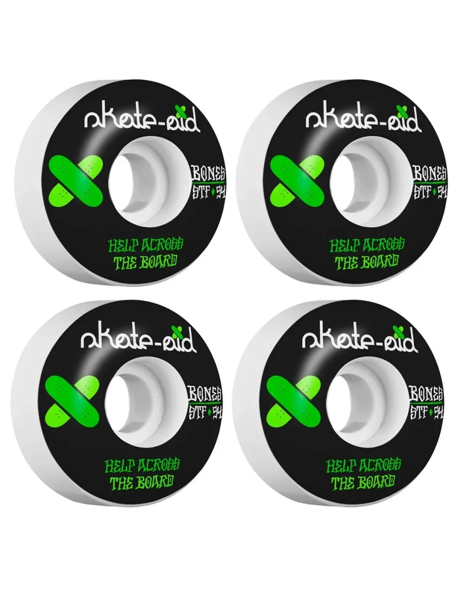 Ruedas BONES SKATE-AID 2 V1 54MM 103A - 4Ruedas - Imagen 3