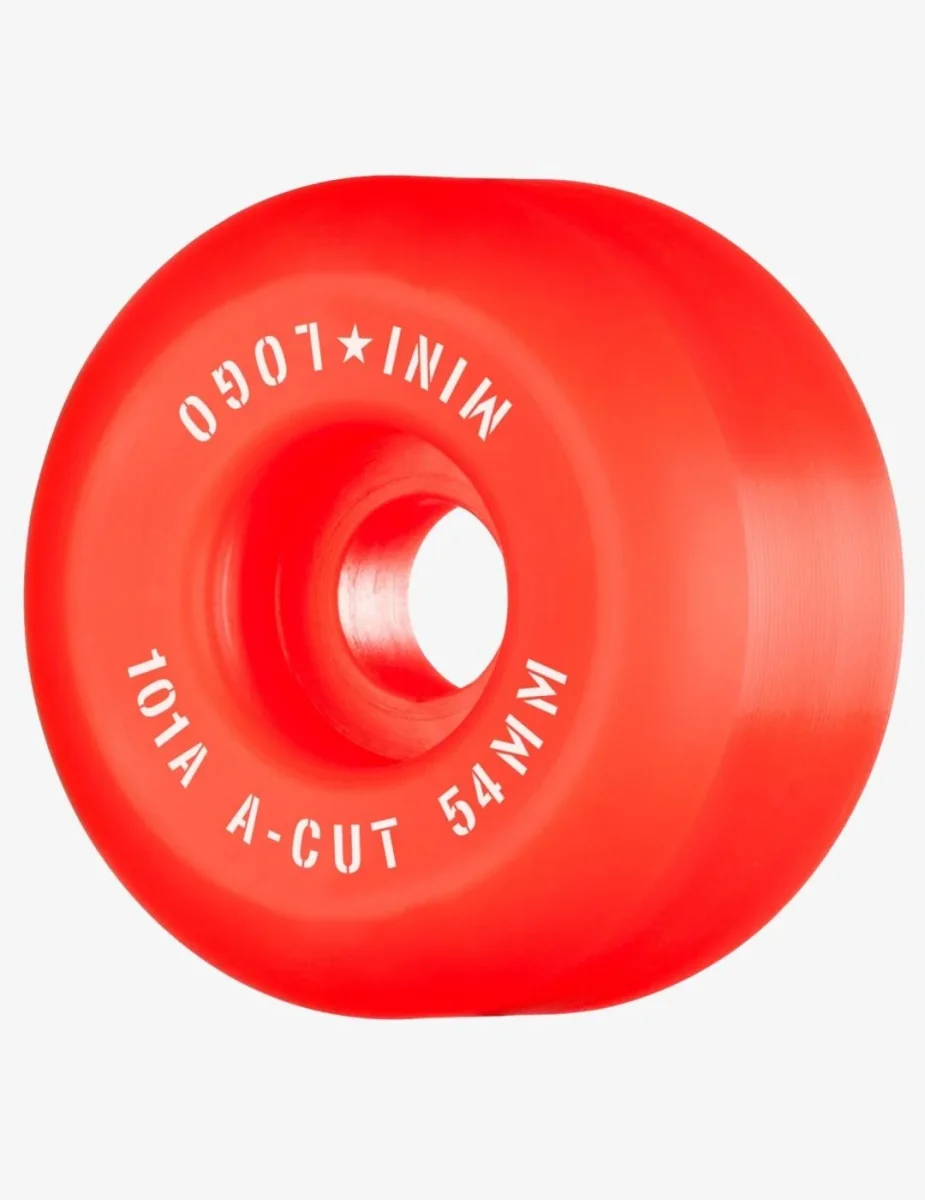 Ruedas Skate MINI LOGO A-CUT 54MM - 101A - Rojo (4 Ruedas) - Imagen 2