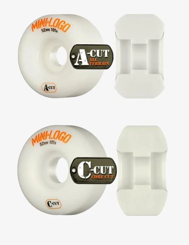 Ruedas Skate MINI LOGO C-CUT 52mm - 101a - Multi (4 Ruedas) - Imagen 4