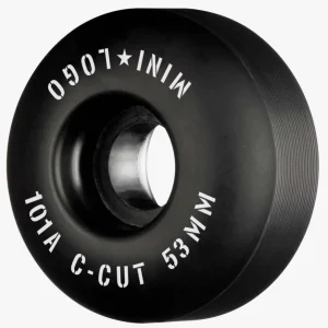 Ruedas Skate MINI LOGO C-CUT 53mm - 101a - Negro (4 ruedas)