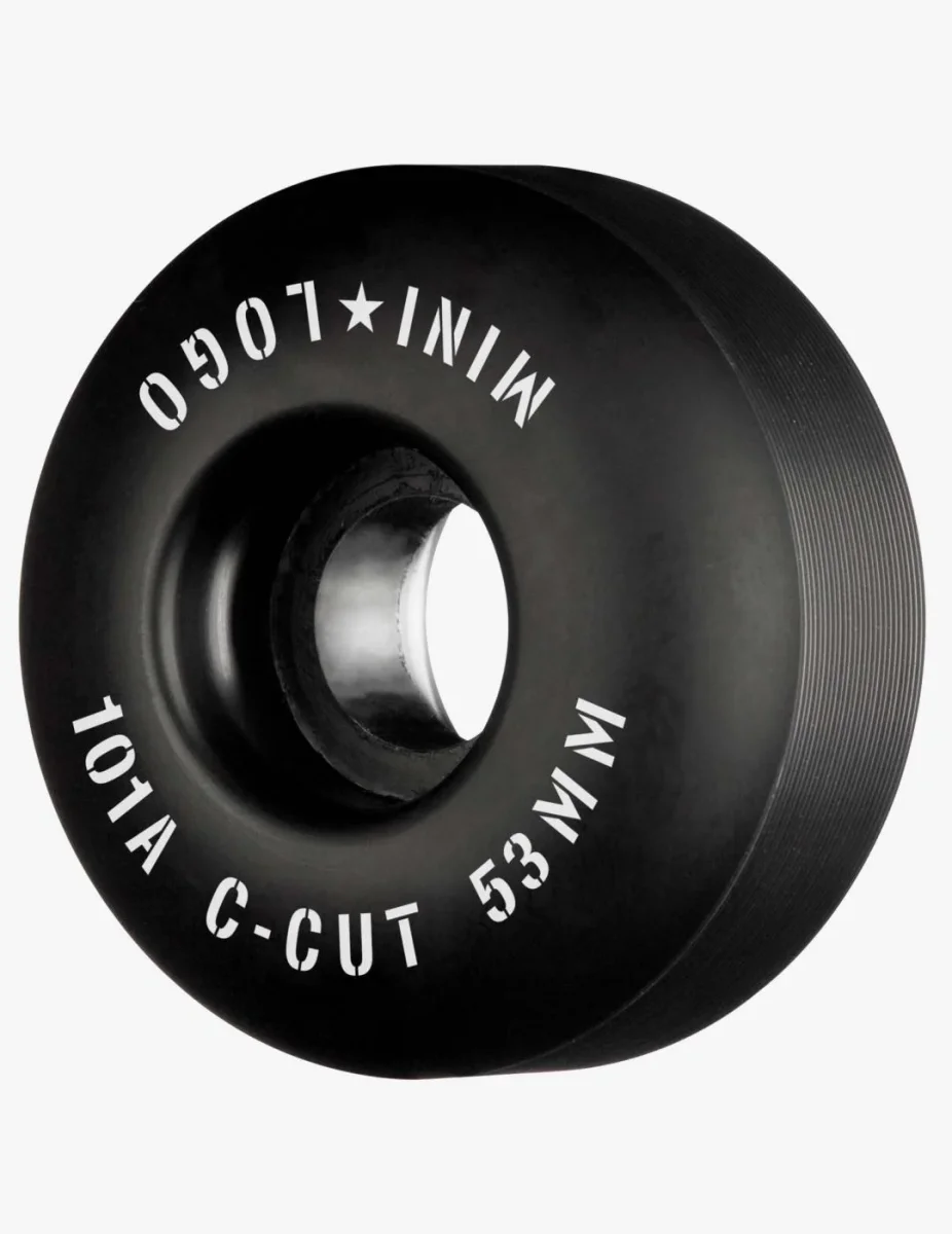 Ruedas Skate MINI LOGO C-CUT 53mm - 101a - Negro (4 ruedas) - Imagen 2